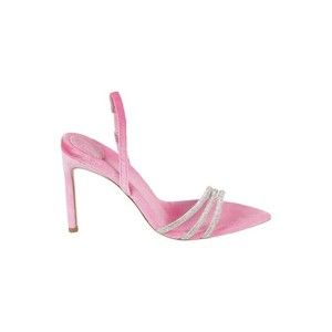 Bettina Vermillon Pink Velvet Sandal - NWT